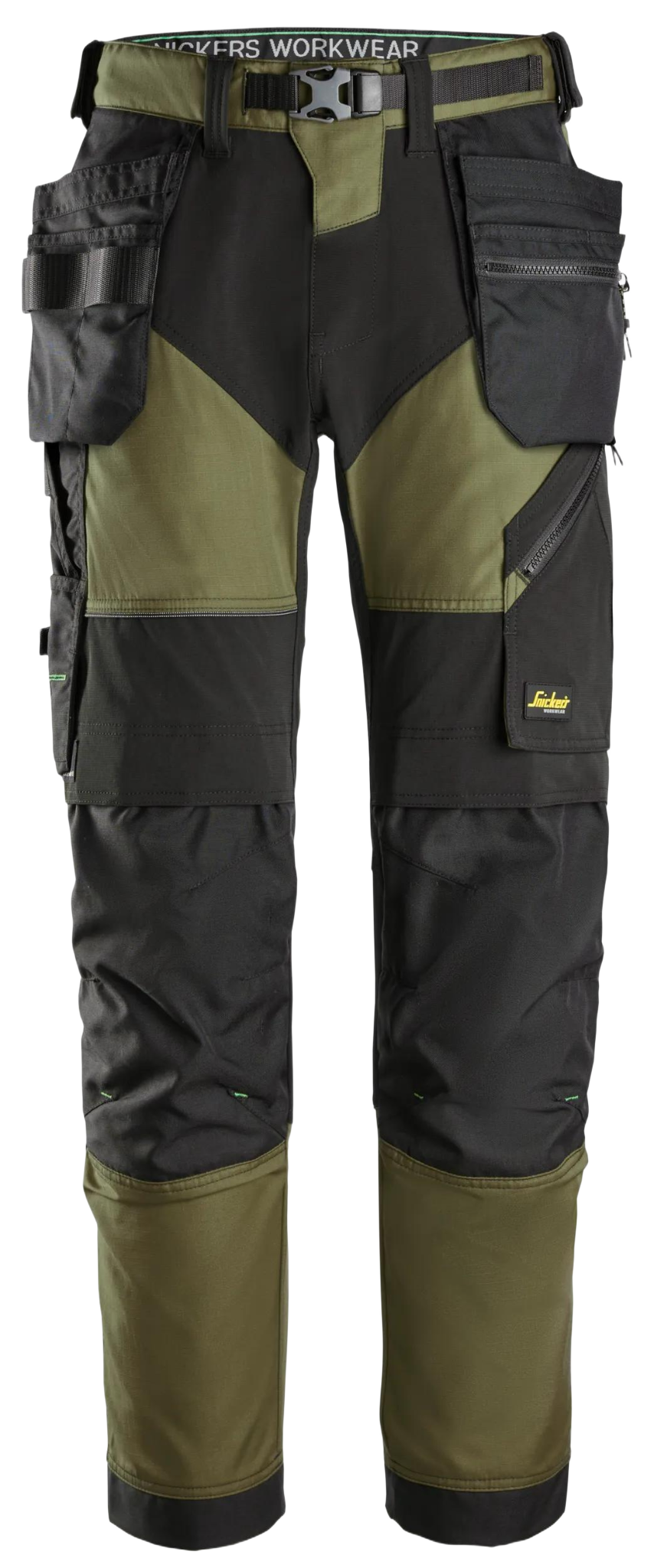 SNICKERS 6902 FLEXIWORK STRETCH ARBEJDSBUKS MED HYLSTERLOMMER