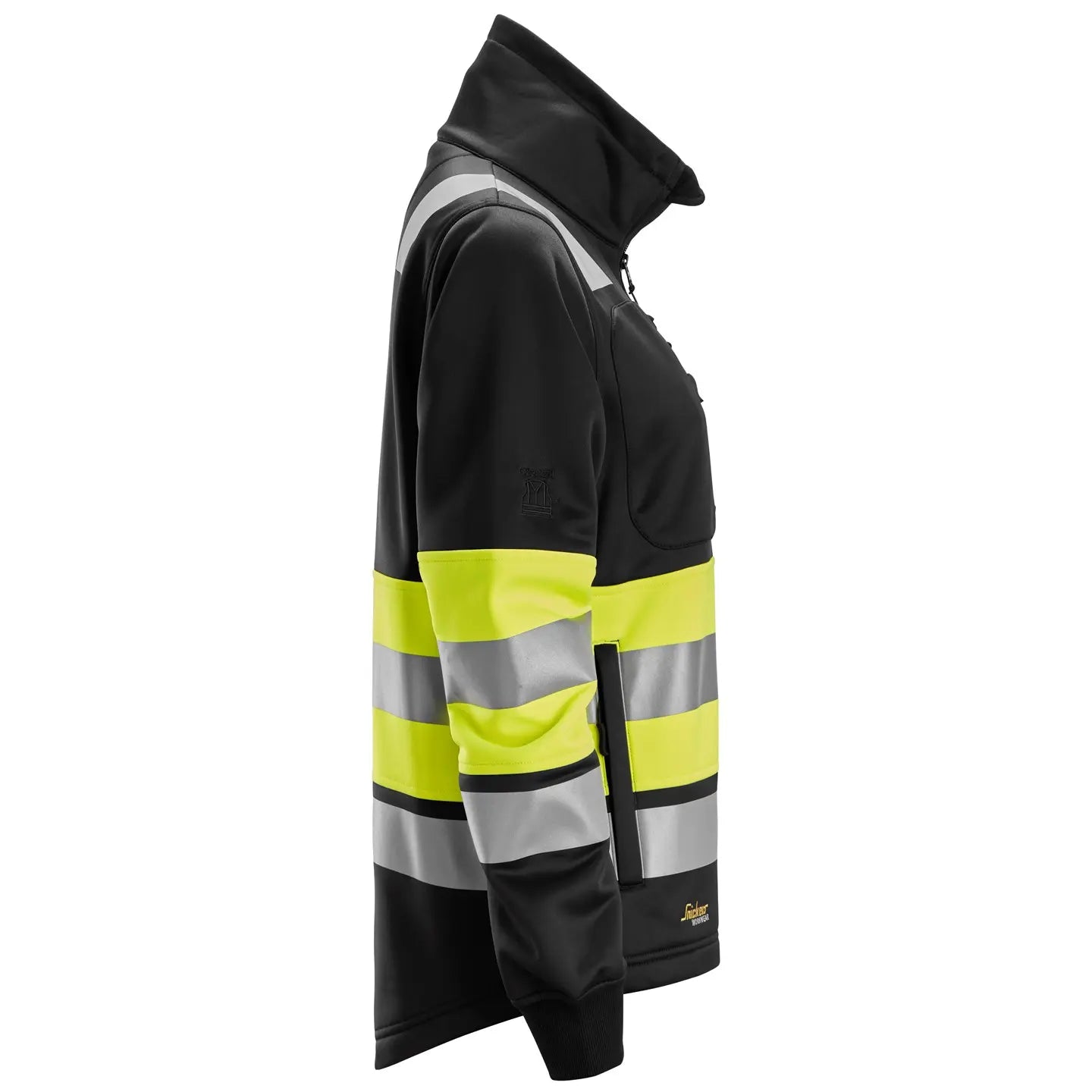 SNICKERS 8077 HI-VIS SWEATJAKKE MED LYNLÅS, DAME, KLASSE 1