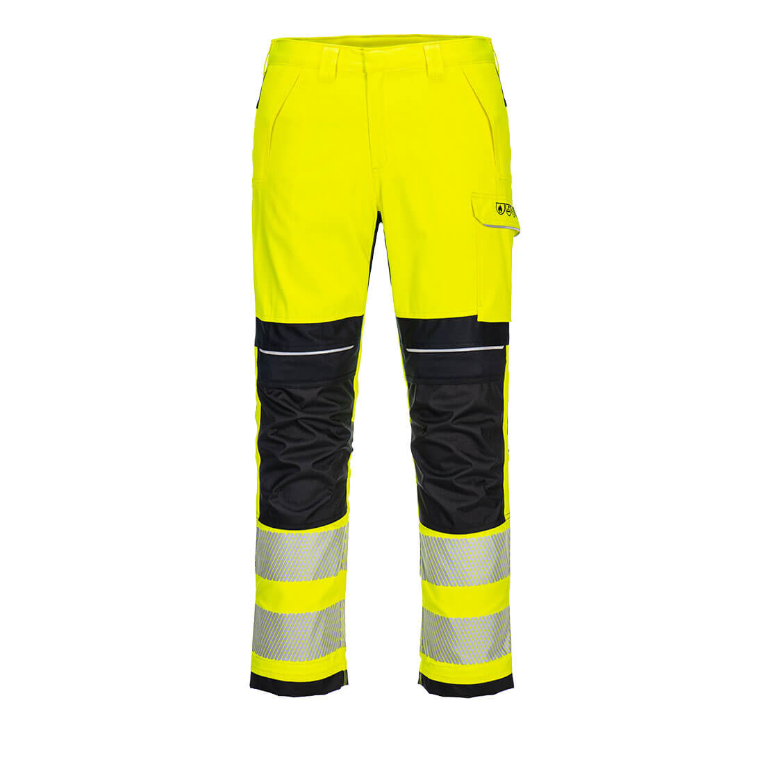 PORTWEST PW3 HI-VIS  HÅNDVÆRKERBUKSER, FR406