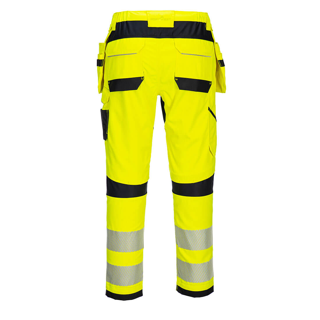 PORTWEST PW3 HI-VIS ARBEJDSBUKSER MED HÆNGELOMMER, FR407