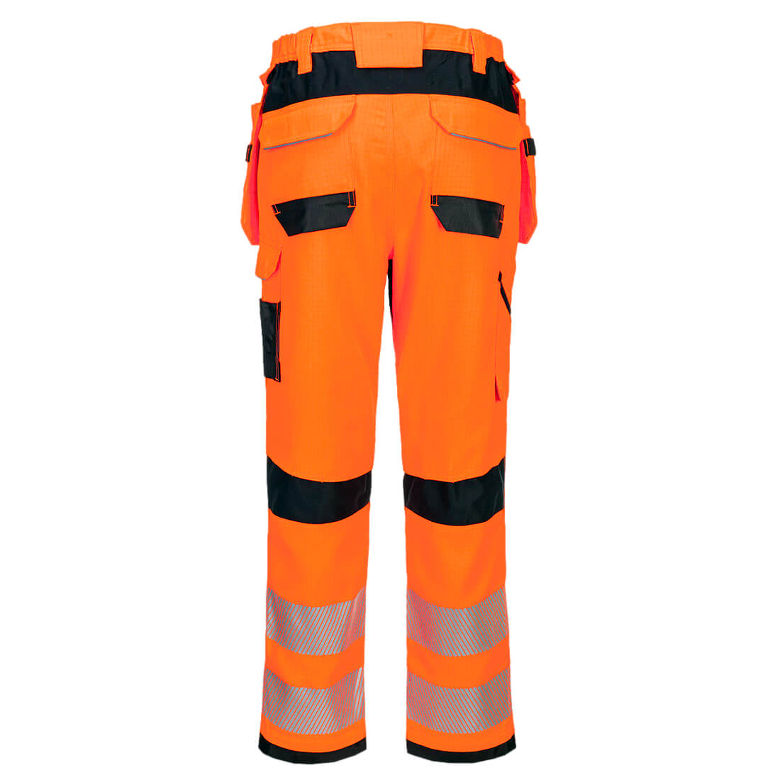 PORTWEST PW3 HI-VIS HVO BUKSER MED HÆNGELOMMER, FR415