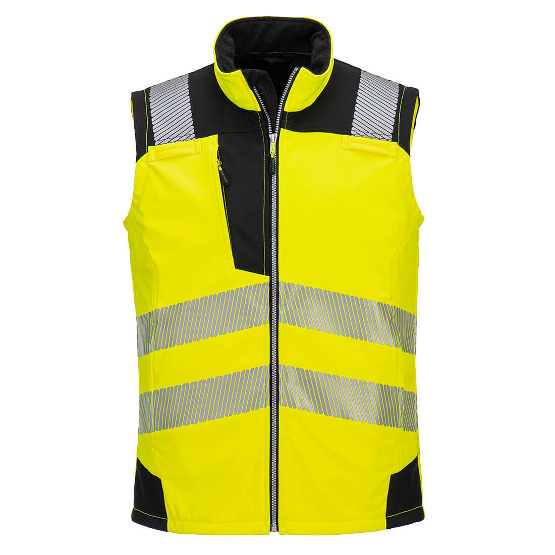 PORTWEST PW3 HI-VIS SOFTSHELL VEST, PW325