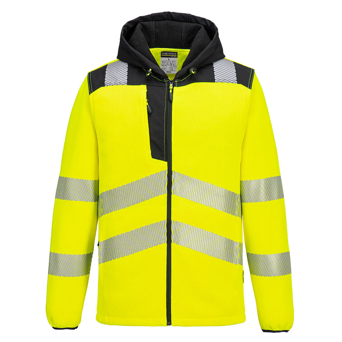 PORTWEST PW3 HI-VIS TEKNISK FLEECE, PW335